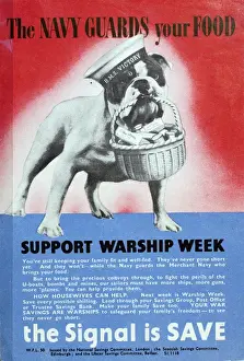Cash Prints: WW2 leaflet, Warship Week, HMS Victory bulldog