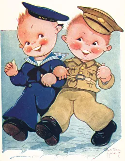Servicemen Prints: WW2, On Leave
