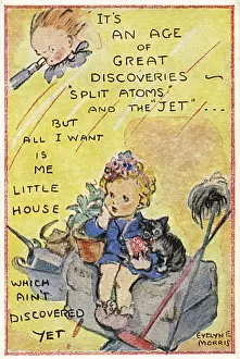 Belongings Prints: WW2 - Little girl searching for her home