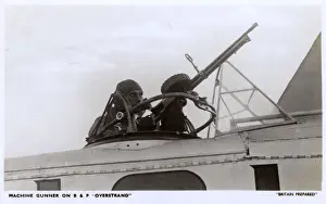 Fashioned Prints: WW2 - Machine Gunner on a Boulton Paul P. 75 Overstrand