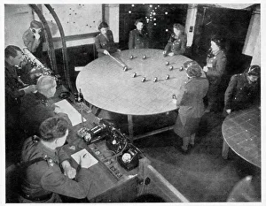 Positions Prints: WW2 - Operations Room of the 1st Anti-Aircraft Division