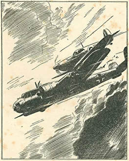 Collision Prints: WW2 - Plane Collision