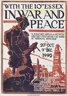 WW2 Poster -- 10th Essex in War and Peace