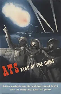 Defence Prints: WW2 Poster -- ATS Eyes Of The Guns