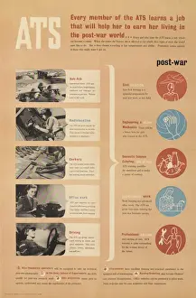 Learns Prints: WW2 Poster -- ATS recruitment poster