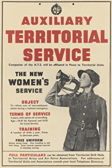 Blowing Gallery: WW2 Poster -- Auxiliary Territorial Service