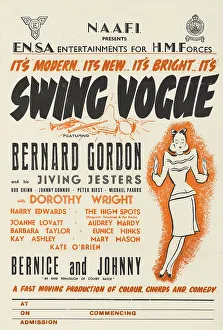 Michael Collection: WW2 Poster -- ENSA Entertainments, Swing Vogue