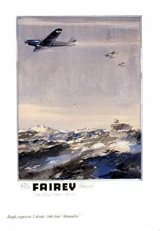 Images Dated 28th February 2013: WW2 poster, The Fairey Fulmer