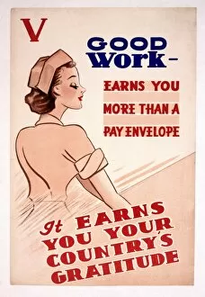 WW2 poster, Good Work