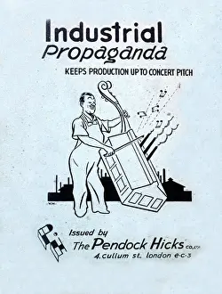 Bass Prints: WW2 poster, Industrial Propaganda