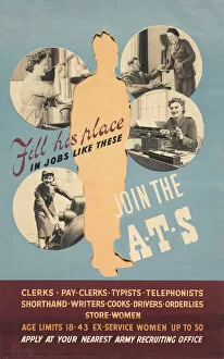Recruiting Collection: WW2 Poster -- Join the ATS