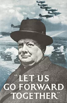 Forward Gallery: WW2 Poster -- Let Us Go Forward Together