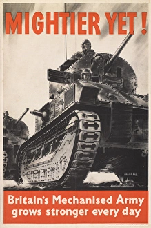 WW2 Poster -- Mightier Yet