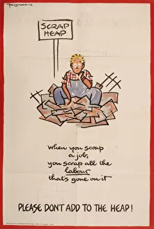 WW2 poster, Scrap Heap