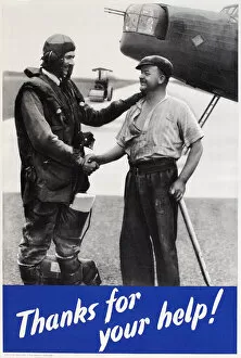 Airfield Gallery: WW2 poster, Thanks for Your Help