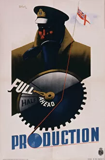 Ahead Gallery: WW2 production poster