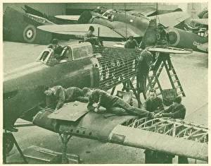 Apprentices Prints: WW2. R. A. F. Apprentices, Practical Construction