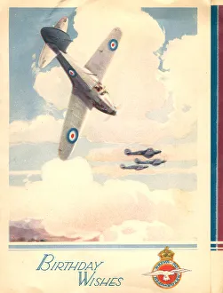 Celebrates Prints: WW2 R. A. F. Birthday Card
