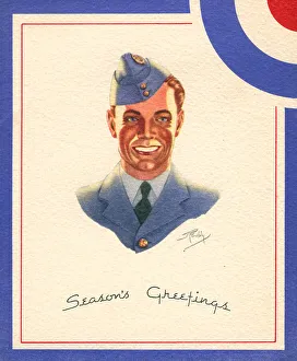 WW2 R. A. F. Christmas Card