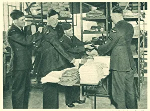 WW2 - R. A. F. Equipment Issuing