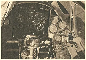 WW2 - R. A. F. Fighter Plane Cockpit