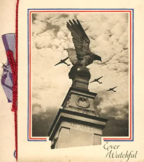 WW2, R. A. F. Memorial Christmas Card
