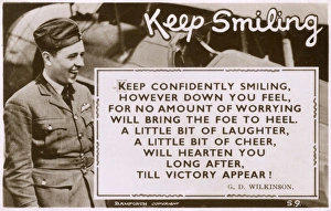 Confidence Gallery: WW2 - Royal Air Force pilot and positive poem