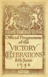 Celebrations Collection: Ww2 Second World War Postwar Two Victory Celebrations
