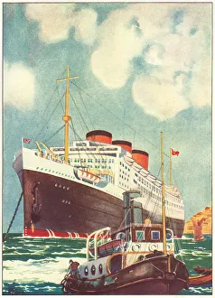 Smaller Prints: WW2 Short Story, Ocean Liner