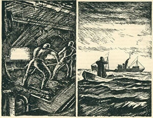 Hold Collection: WW2 Story Book Illustrations, Ships
