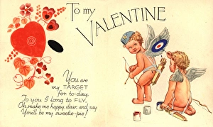 Wing Collection: WW2 Valentines Day card, You are my target
