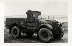 Commercial Prints: WW2 Vintage Morris Commercial Army Truck, Isle of Wight