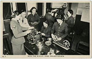 Cine Collection: WW2 - With the W. A. A. F. - Cine Projectionists