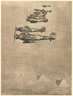 Wellesley Prints: WW2 - Wellesley Bombers Over Suez