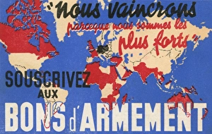 Images Dated 17th August 2016: WW2 - We win because we are the strongest - Buy War Bonds