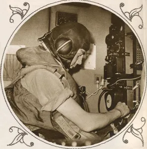 Images Dated 8th March 2016: WW2 wireless operator on a Hudson plane