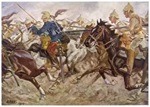 Wwi / 1914 / Cavalry Retreat