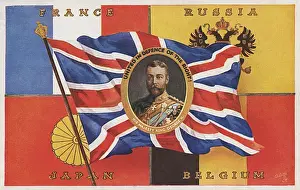 WWI allies and their flags