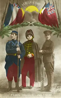 WWI Allies - France, Belgium and Britain