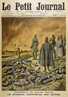 Continues Prints: Wwi / Arras / Kaiser / 1914