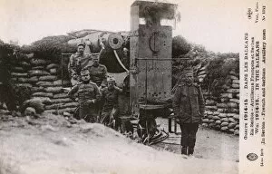 WWI - Balkan Front - Fortified artillery post
