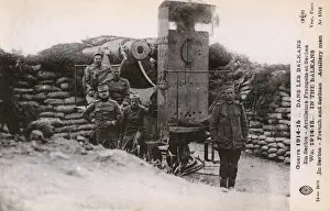 Emplacement Prints: WWI - Balkan Front - Fortified artillery post