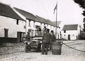 WWI: civilian checkpoint, France