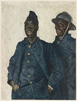 Dahomey Collection: Wwi Dahomey Soldiers