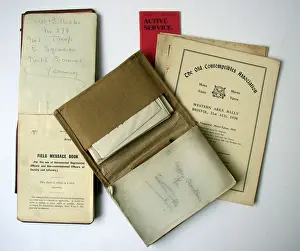 WWI Field Message book