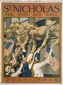 Cheered Prints: Wwi / Us Forces to Europe