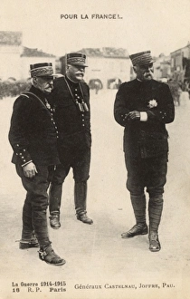 Images Dated 13th June 2011: WWI - French Generals