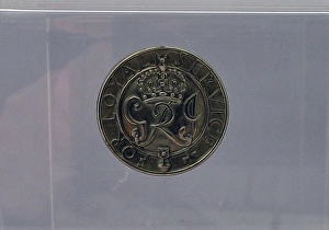 Images Dated 14th February 2012: WWI George V badge stamped For Loyal Service