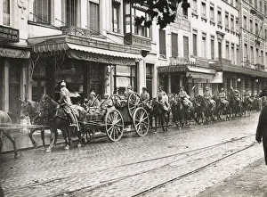 WWI: German artillery, occupation of Brussels