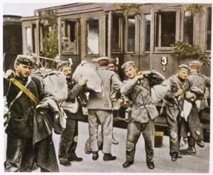 Disembark Prints: Wwi / Germans Return Home